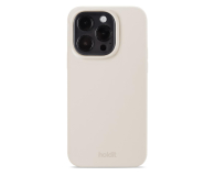 Holdit Silicone Case iPhone 15 Pro Light Beige - 1148764 - zdjęcie 1